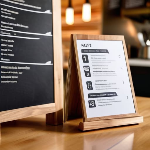 How allergen information is displayed on signage.