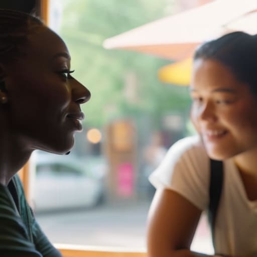 How to start a conversation with a stranger.