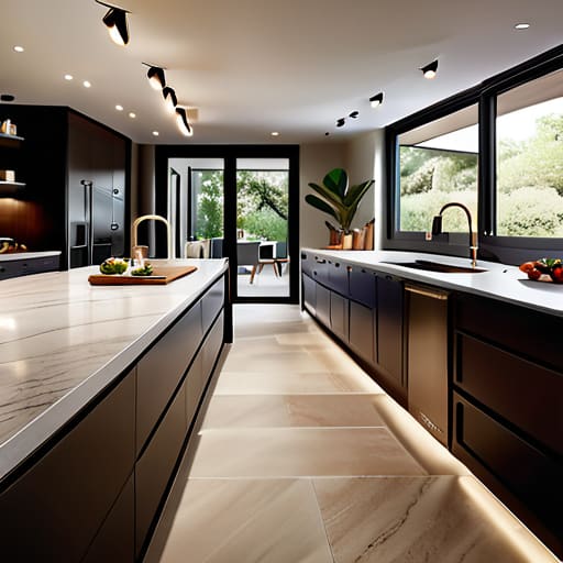 Designing a functional kitchen island layout.